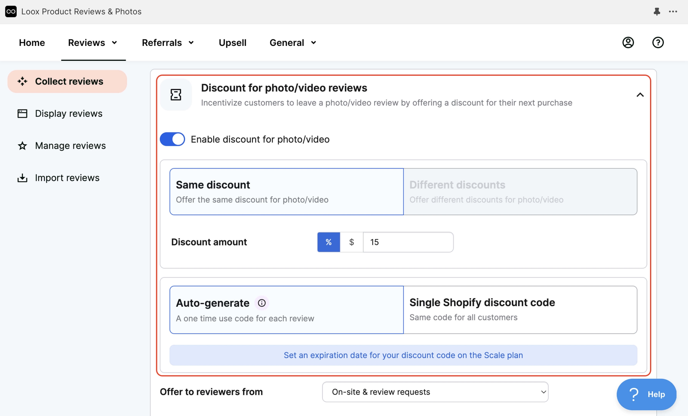 VecomLab Shopify App Loox