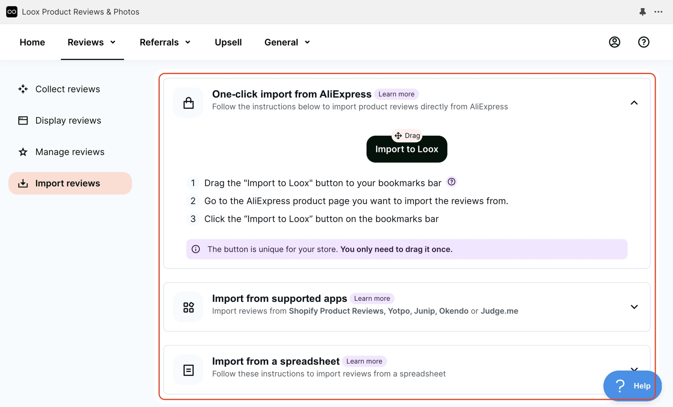 VecomLab Shopify App Loox