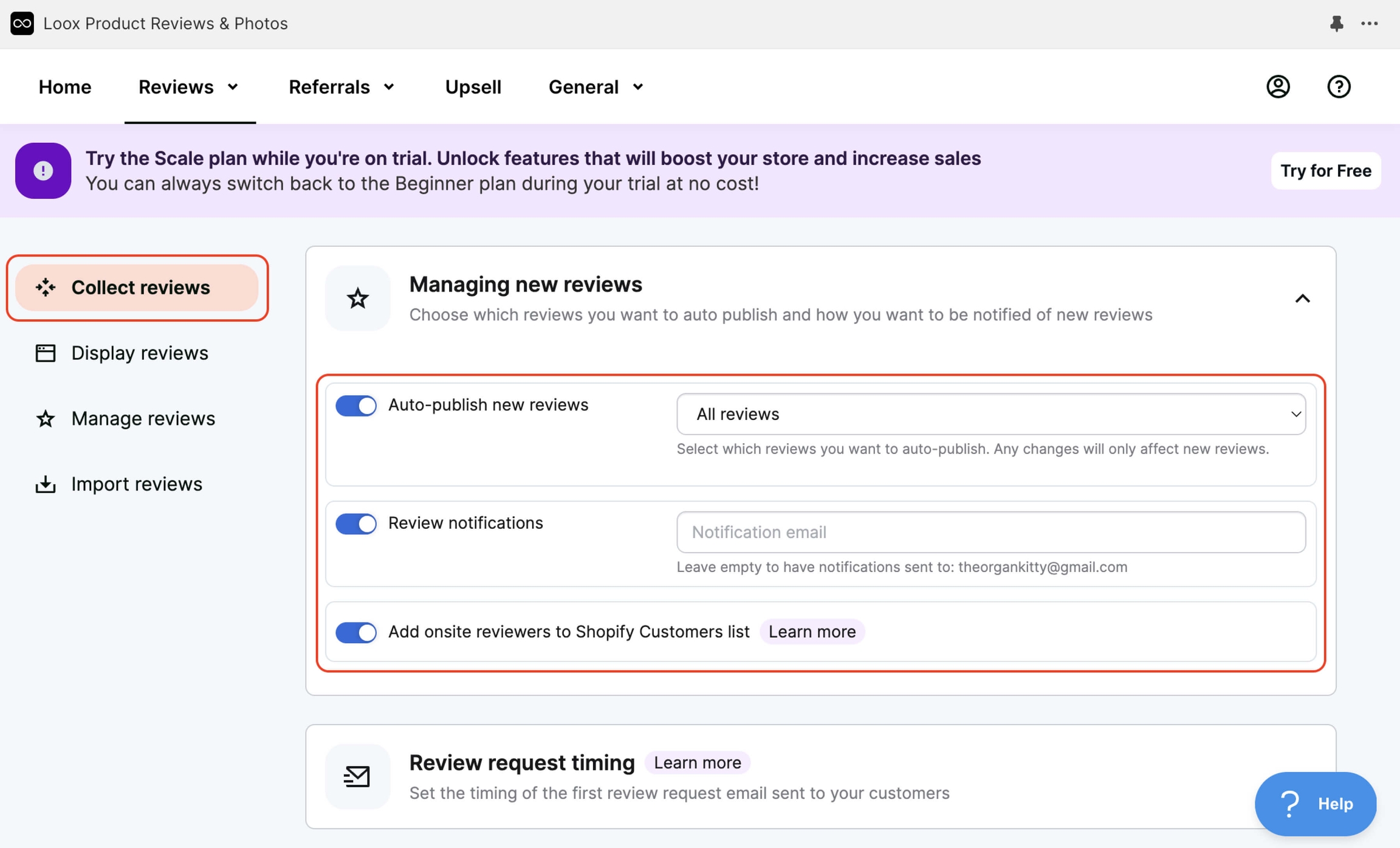 VecomLab Shopify App Loox
