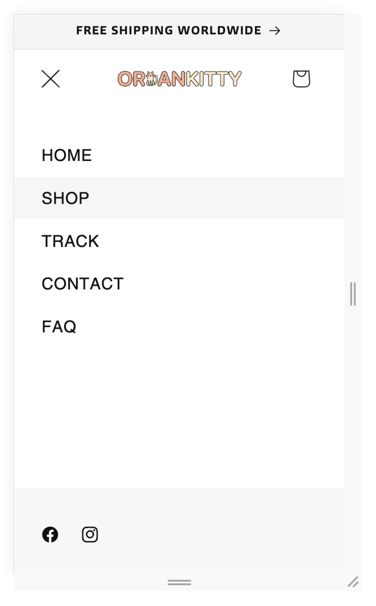 VecomLab Shopify Menu