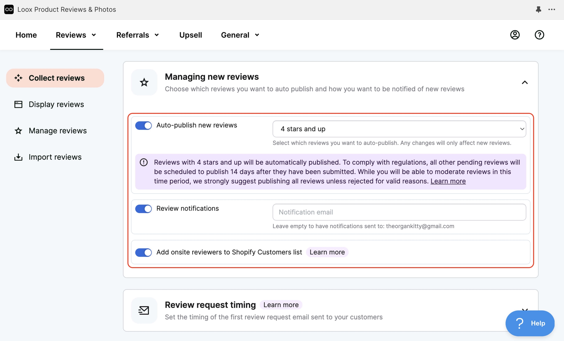 VecomLab Shopify App Loox